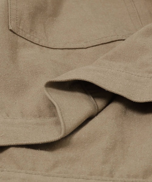 URU（ウル）の「URU　COTTON SILK - TRUCKER JACKET（デニムジャケット・メンズ・ベージュ・1/2）」の10枚目の写真