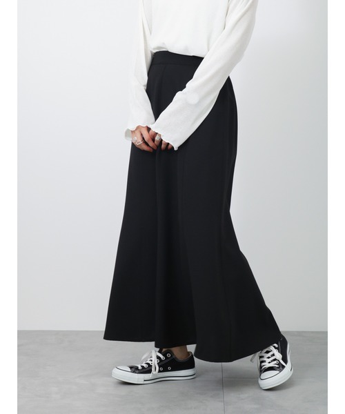 Samansa Mos2 blue（サマンサモスモスブルー）の「マーメイドスカート（スカート・レディース・グリーン/キナリ/ブラック・ﾌﾘ-）」の9枚目の写真