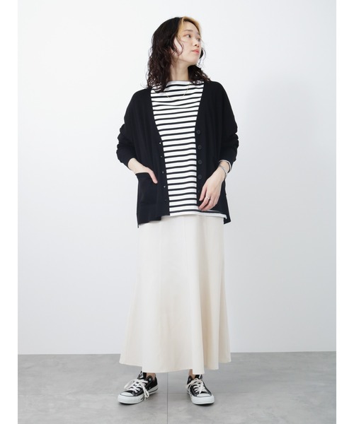 Samansa Mos2 blue（サマンサモスモスブルー）の「マーメイドスカート（スカート・レディース・グリーン/キナリ/ブラック・ﾌﾘ-）」の17枚目の写真