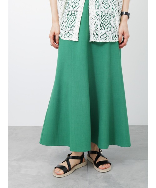 Samansa Mos2 blue（サマンサモスモスブルー）の「マーメイドスカート（スカート・レディース・グリーン/キナリ/ブラック・ﾌﾘ-）」の18枚目の写真