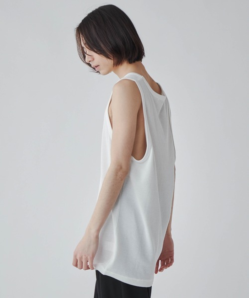 WEGO（ウィゴー）の「WEGO/ワッフルタンクトップ（タンクトップ・メンズ・ホワイト/ブラック・MEDIUM/LARGE）」の10枚目の写真