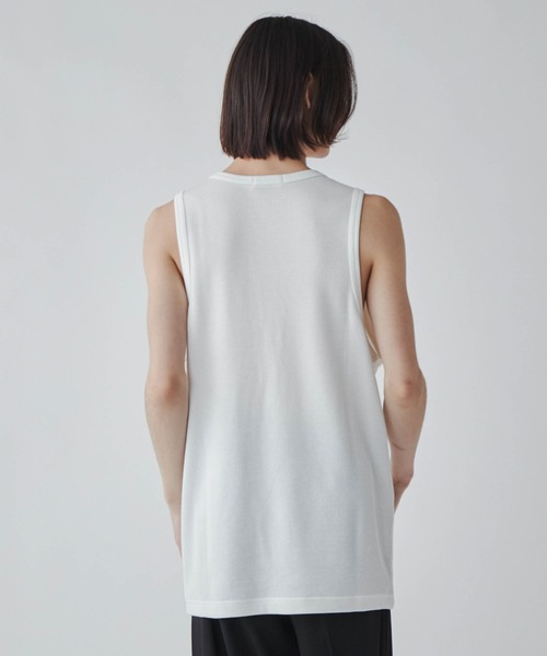 WEGO（ウィゴー）の「WEGO/ワッフルタンクトップ（タンクトップ・メンズ・ホワイト/ブラック・MEDIUM/LARGE）」の11枚目の写真