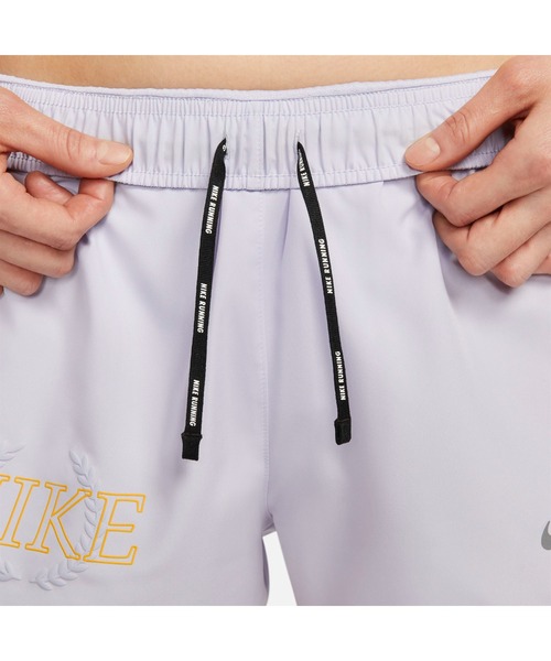 NIKE（ナイキ）の「ナイキ NIKE ナイキ DF テンポ グラフィック ショート（スラックス・レディース・ライラック/ブラック・L/S/M）」の8枚目の写真