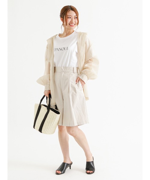 Te chichi（テチチ）の「アソートプリントロゴTシャツ（Tシャツ/カットソー・レディース・チャコール/ブラック/ブルー・ﾌﾘ-）」の6枚目の写真