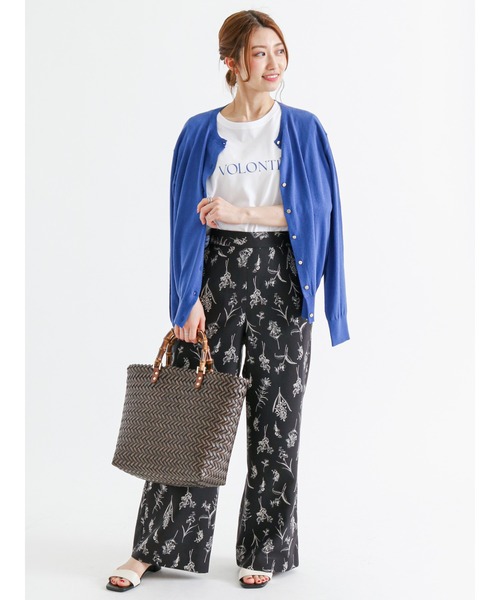 Te chichi（テチチ）の「アソートプリントロゴTシャツ（Tシャツ/カットソー・レディース・チャコール/ブラック/ブルー・ﾌﾘ-）」の8枚目の写真