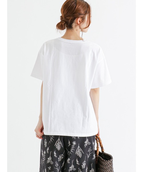 Te chichi（テチチ）の「アソートプリントロゴTシャツ（Tシャツ/カットソー・レディース・チャコール/ブラック/ブルー・ﾌﾘ-）」の11枚目の写真