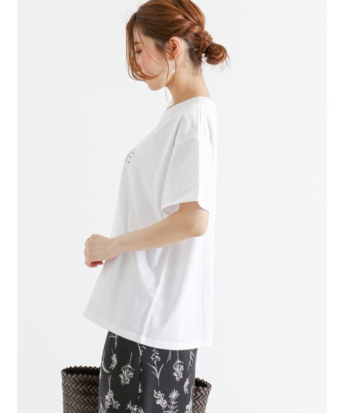 Te chichi（テチチ）の「アソートプリントロゴTシャツ（Tシャツ/カットソー・レディース・チャコール/ブラック/ブルー・ﾌﾘ-）」の12枚目の写真