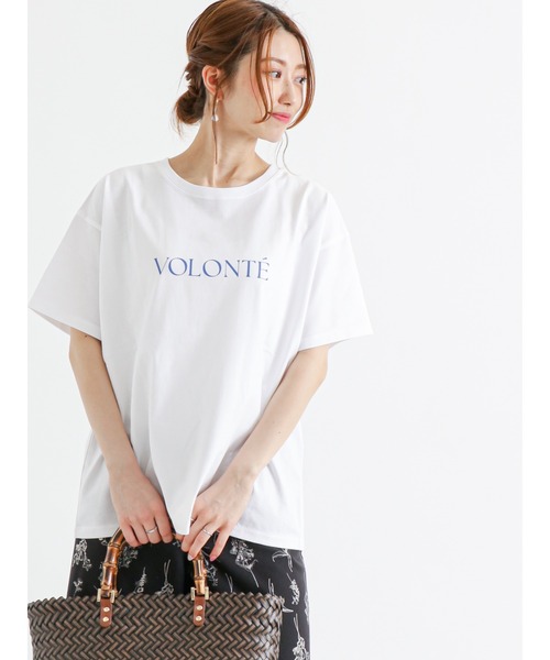 Te chichi（テチチ）の「アソートプリントロゴTシャツ（Tシャツ/カットソー・レディース・チャコール/ブラック/ブルー・ﾌﾘ-）」の13枚目の写真