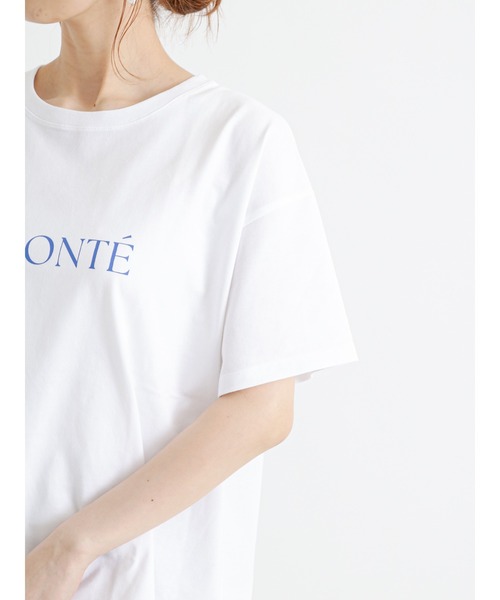 Te chichi（テチチ）の「アソートプリントロゴTシャツ（Tシャツ/カットソー・レディース・チャコール/ブラック/ブルー・ﾌﾘ-）」の16枚目の写真