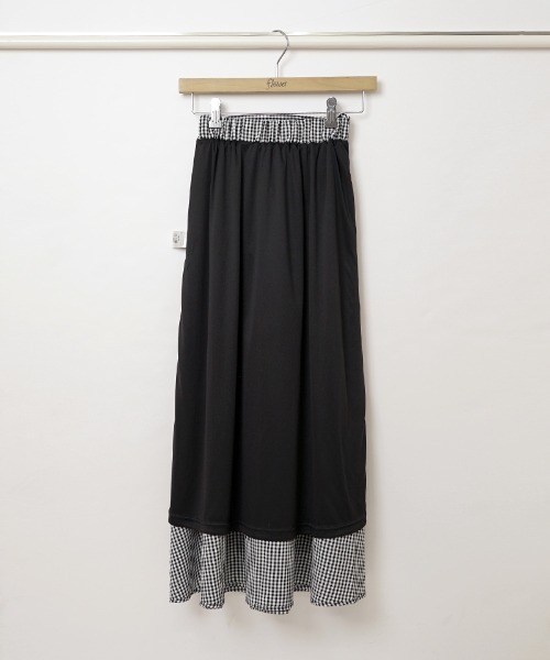 flower（フラワー）の「ファインリボンスカート（スカート・レディース・ブラック/ホワイト・FREE）」の10枚目の写真