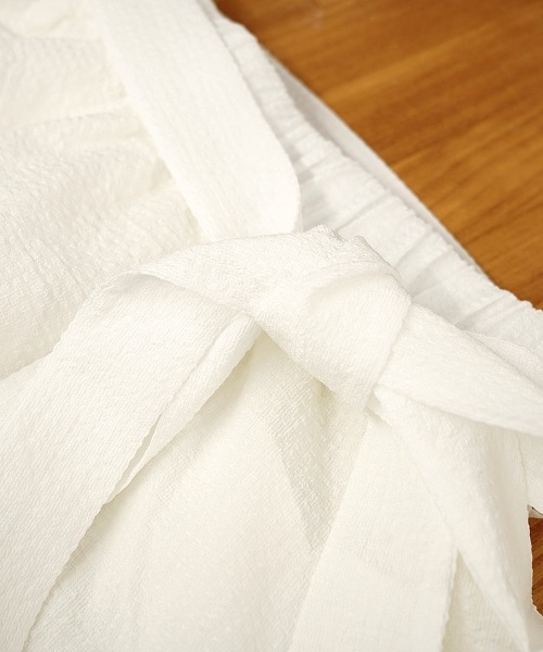 flower（フラワー）の「ファインリボンスカート（スカート・レディース・ブラック/ホワイト・FREE）」の5枚目の写真