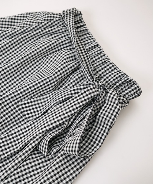 flower（フラワー）の「ファインリボンスカート（スカート・レディース・ブラック/ホワイト・FREE）」の7枚目の写真