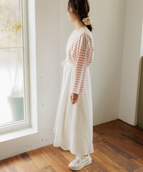 flower（フラワー）の「ファインリボンスカート（スカート・レディース・ブラック/ホワイト・FREE）」の19枚目の写真