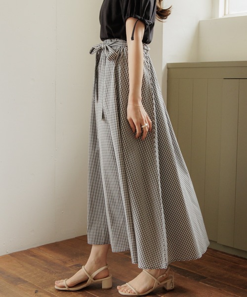 flower（フラワー）の「ファインリボンスカート（スカート・レディース・ブラック/ホワイト・FREE）」の14枚目の写真