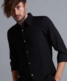 【NO ID.】Pattern 7th Sleeve Shirt / パターン 7分袖 シャツ