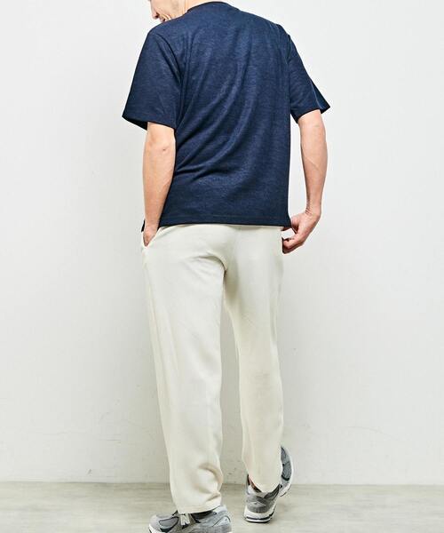 MASTER FRAME】フェイクレイヤードヘンリーネックTシャツ（T