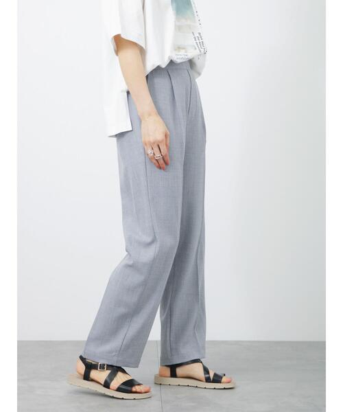 Samansa Mos2 blue（サマンサモスモスブルー）の「クロスベルトサンダル（サンダル・レディース・ブラック/シルバー/ミント・M/L）」の13枚目の写真