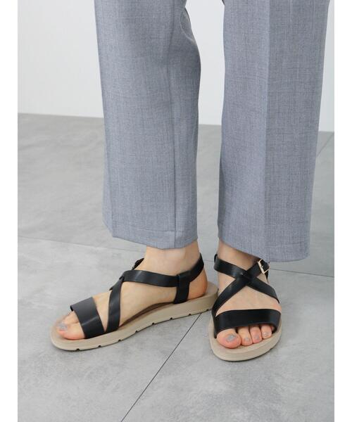 Samansa Mos2 blue（サマンサモスモスブルー）の「クロスベルトサンダル（サンダル・レディース・ブラック/シルバー/ミント・M/L）」の14枚目の写真