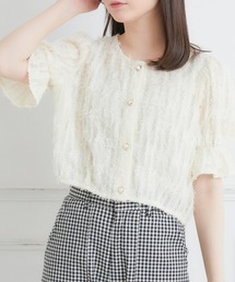 ジャガードキャンディーカーデ