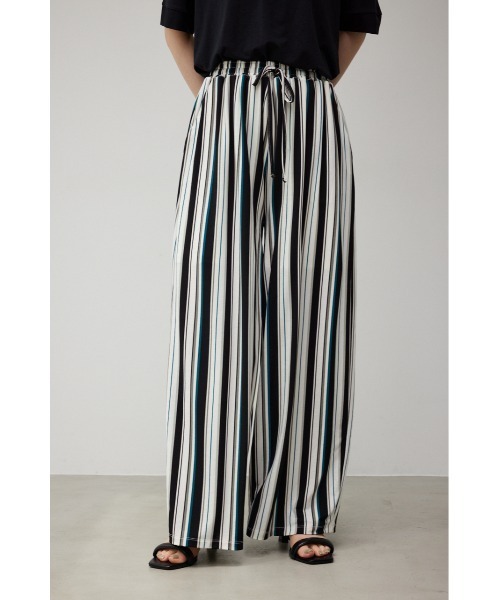 AZUL by moussy（アズールバイマウジー）の「【トライファンクション】 SORVETE RELAX WIDE PANTS/シャーベットリラックスワイドパンツ（その他パンツ・レディース・ブラック系その他/オレンジ系その他/ブラック・SMALL/MEDIUM）」の3枚目の写真