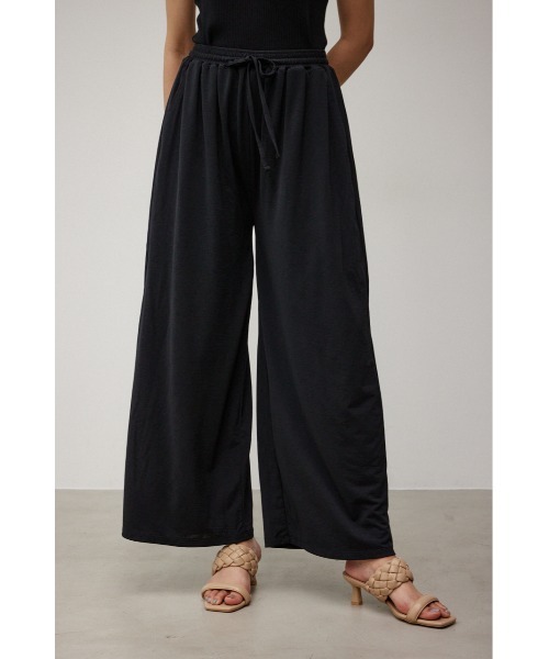 AZUL by moussy（アズールバイマウジー）の「【トライファンクション】 SORVETE RELAX WIDE PANTS/シャーベットリラックスワイドパンツ（その他パンツ・レディース・ブラック系その他/オレンジ系その他/ブラック・SMALL/MEDIUM）」の2枚目の写真