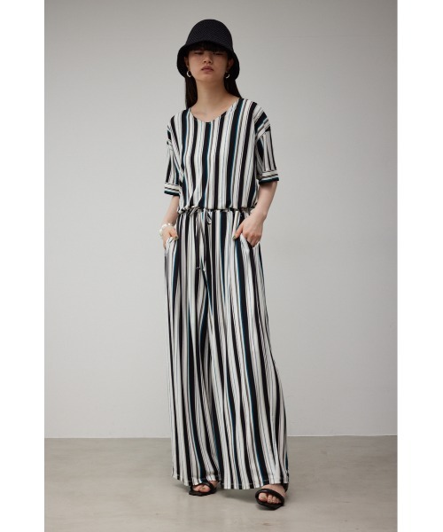 AZUL by moussy（アズールバイマウジー）の「【トライファンクション】 SORVETE RELAX WIDE PANTS/シャーベットリラックスワイドパンツ（その他パンツ・レディース・ブラック系その他/オレンジ系その他/ブラック・SMALL/MEDIUM）」の14枚目の写真