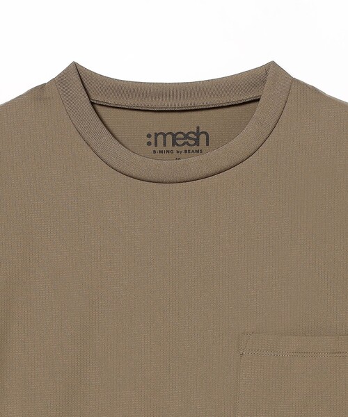 B:MING by BEAMS（ビーミングバイビームス）の「B:MING by BEAMS / ストレッチ メッシュ ポケットTシャツ(セットアップ対応)（Tシャツ/カットソー・メンズ・ブラック/ブラウン系その他2・SMALL/MEDIUM/LARGE/X-LARGE）」の22枚目の写真