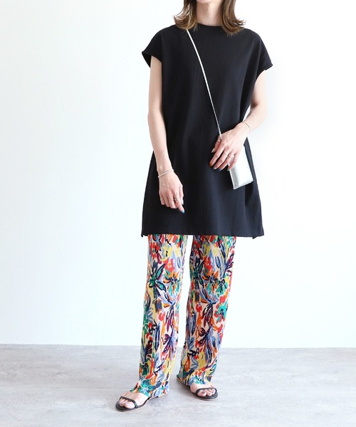 reca（レカ）の「フラワープリントプリーツパンツ（その他パンツ