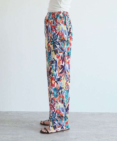 reca（レカ）の「フラワープリントプリーツパンツ（その他パンツ・レディース・ネイビー/アイボリー・FREE）」の13枚目の写真