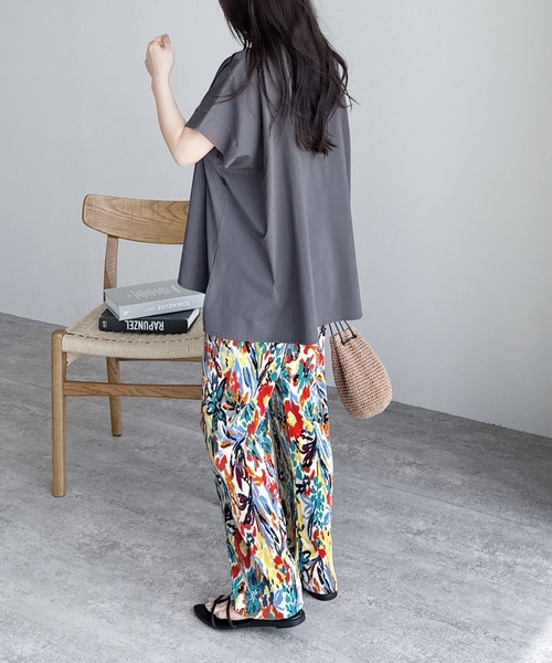 reca（レカ）の「フラワープリントプリーツパンツ（その他パンツ・レディース・ネイビー/アイボリー・FREE）」の19枚目の写真