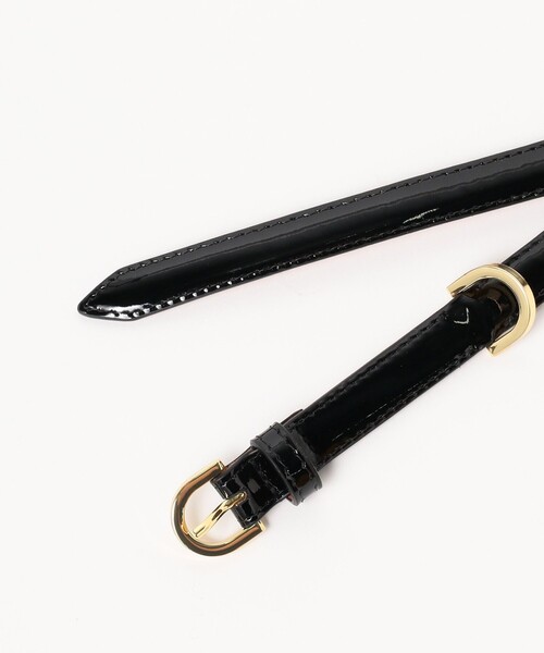 Demi-Luxe BEAMS（デミルクス ビームス）の「MAISON BOINET × Demi-Luxe BEAMS / 別注 パテントベルト 15mm（ベルト・レディース・ブラック・75/80）」の3枚目の写真