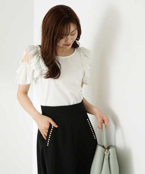 新品*PROPORTION BODY DRESSING フリルカットソー　半袖M PROPORTION BODY DRESSING｜アシメフリルカットソー | Rakuten