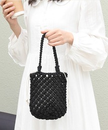 Fun & Daily | F&D : スモールニットハンドバッグ(ハンドバッグ)