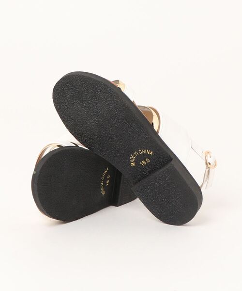 TSURUYA（ツルヤ）の「《その他》FL-655（サンダル・キッズ・ブラック/ホワイト・18.0cm/19.0cm/20.0cm/21.0cm/22.0cm/23.0cm）」の4枚目の写真