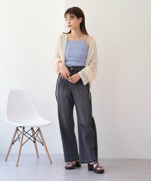 MILLER（ミラー）の「【Miller別注】カップ付きキャミ（キャミソール・レディース・アイボリー/ブルー/オレンジ・FREE）」の7枚目の写真