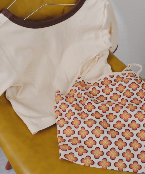 MILLER（ミラー）の「【Miller別注】カップ付きキャミ（キャミソール・レディース・アイボリー/ブルー/オレンジ・FREE）」の11枚目の写真