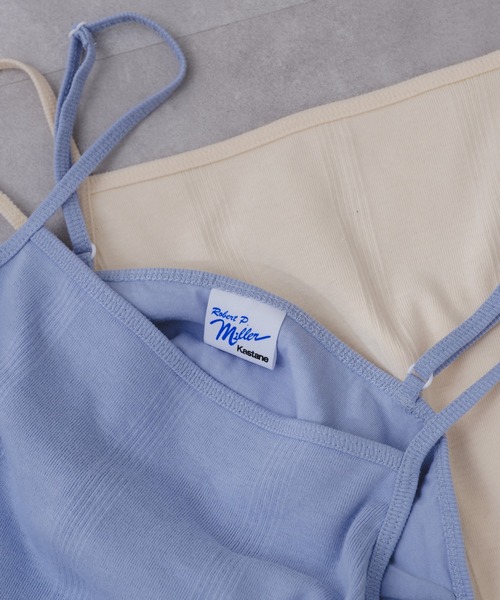 MILLER（ミラー）の「【Miller別注】カップ付きキャミ（キャミソール・レディース・アイボリー/ブルー/オレンジ・FREE）」の20枚目の写真