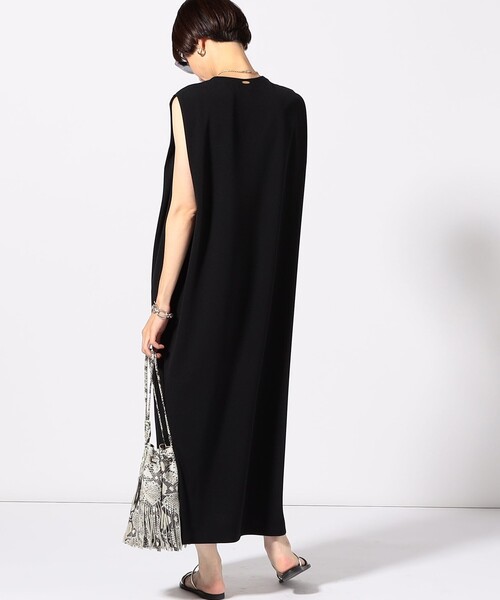 NOLLEY’S Sophi（ノーリーズソフィ）の「肩タックジョーゼットワンピース（ワンピース・レディース・オリーブ/ブラック・1/2）」の14枚目の写真