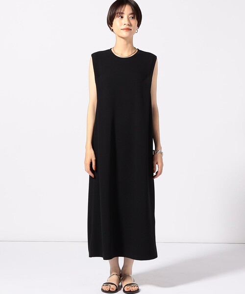 NOLLEY’S Sophi（ノーリーズソフィ）の「肩タックジョーゼットワンピース（ワンピース・レディース・オリーブ/ブラック・1/2）」の9枚目の写真