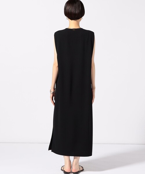 NOLLEY’S Sophi（ノーリーズソフィ）の「肩タックジョーゼットワンピース（ワンピース・レディース・オリーブ/ブラック・1/2）」の19枚目の写真