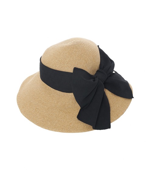 fifth（フィフス）の「リボンデザインハット（ハット・レディース・ブラック/ピンクベージュ・FREE）」の4枚目の写真