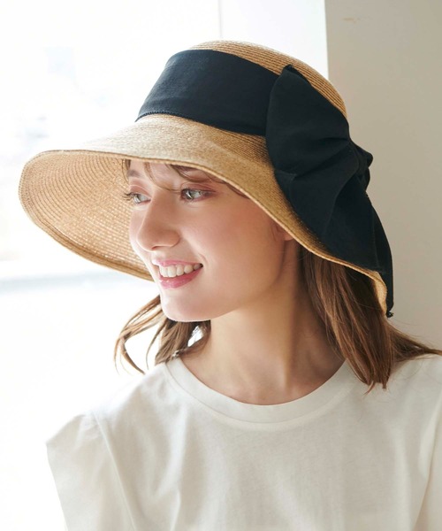 fifth（フィフス）の「リボンデザインハット（ハット・レディース・ブラック/ピンクベージュ・FREE）」の13枚目の写真