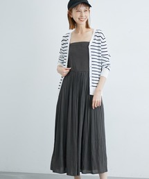 ROPE' PICNIC | エアリープリーツベアキャミワンピース(ワンピース)