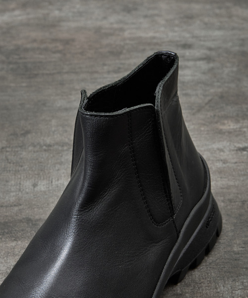 PADRONE(パドローネ)の「PADRONE パドローネ / INNER GORE BOOTS with 884C Vibram ビブラムソールソールインナーゴアブーツ 日本製 / PU8840-1101(ブーツ・メンズ・ブラック・40/41/42)」の8枚目の写真