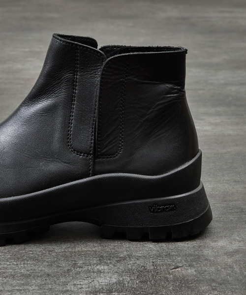 PADRONE(パドローネ)の「PADRONE パドローネ / INNER GORE BOOTS with 884C Vibram ビブラムソールソールインナーゴアブーツ 日本製 / PU8840-1101(ブーツ・メンズ・ブラック・40/41/42)」の10枚目の写真