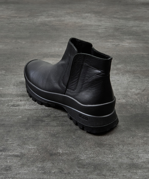 PADRONE(パドローネ)の「PADRONE パドローネ / INNER GORE BOOTS with 884C Vibram ビブラムソールソールインナーゴアブーツ 日本製 / PU8840-1101(ブーツ・メンズ・ブラック・40/41/42)」の11枚目の写真