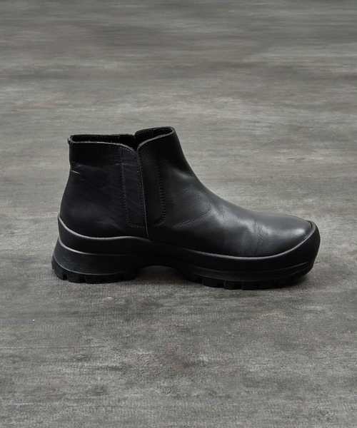 PADRONE(パドローネ)の「PADRONE パドローネ / INNER GORE BOOTS with 884C Vibram ビブラムソールソールインナーゴアブーツ 日本製 / PU8840-1101(ブーツ・メンズ・ブラック・40/41/42)」の13枚目の写真