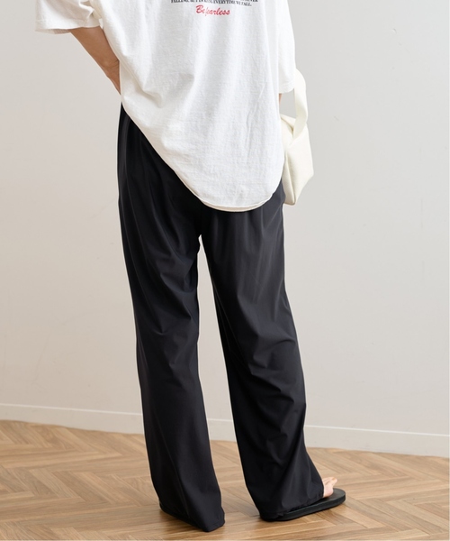 FRAMeWORK(フレームワーク)の「≪追加≫UVカットクールジャージーパンツ2(その他パンツ・レディース・ブラック/グリーン・38/36)」の14枚目の写真