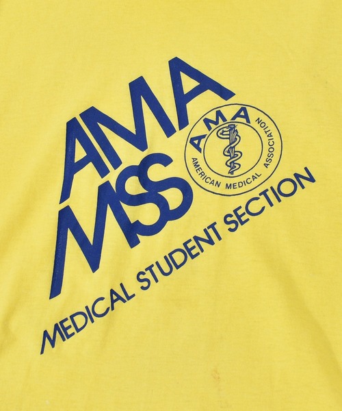VINTAGE(ヴィンテージ)の「【ヴィンテージ古着】80~90's AMA MSS プリントTシャツ USA製(Tシャツ/カットソー・メンズ・イエロー・LARGE)」の3枚目の写真