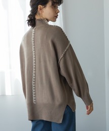 pairmanon | 【ママサイズ】モックネック ハンドステッチ ニット(ニット/セーター)